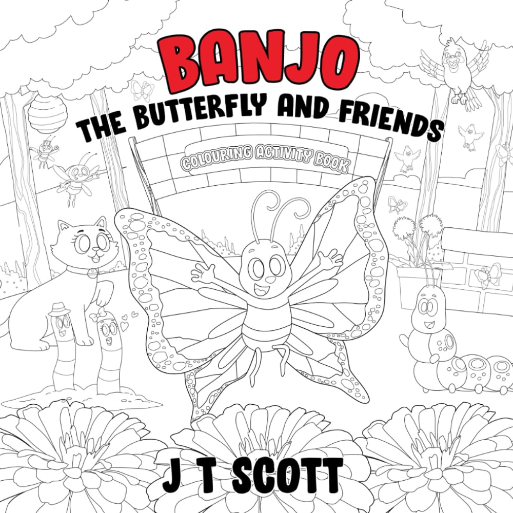 Banjo the Butterfly and Friends Colouring Activity Book (Bumper and Friends)
