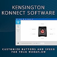 Vista 5 de Kensington Expert Wireless Trackball Mouse (K72359WW) Negro, 3.5" x 6.1" x 8