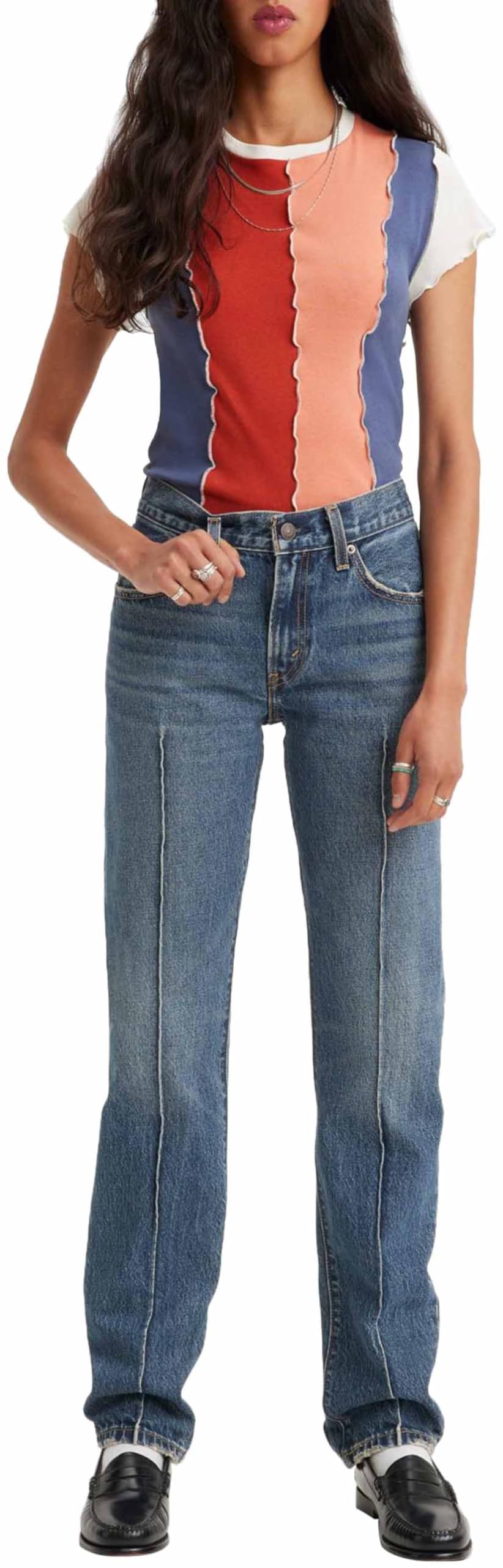 Levis Women's Middy Straight Leg Jeans - No Filter - 27 L31
