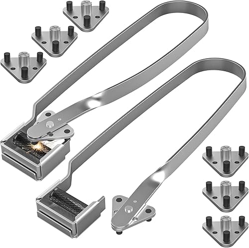 2 piezas de antorcha de pedernal triple con 6 pedernales de repuesto de larga duración, encendedor de chispas, encendedor de pedernal para soldadura