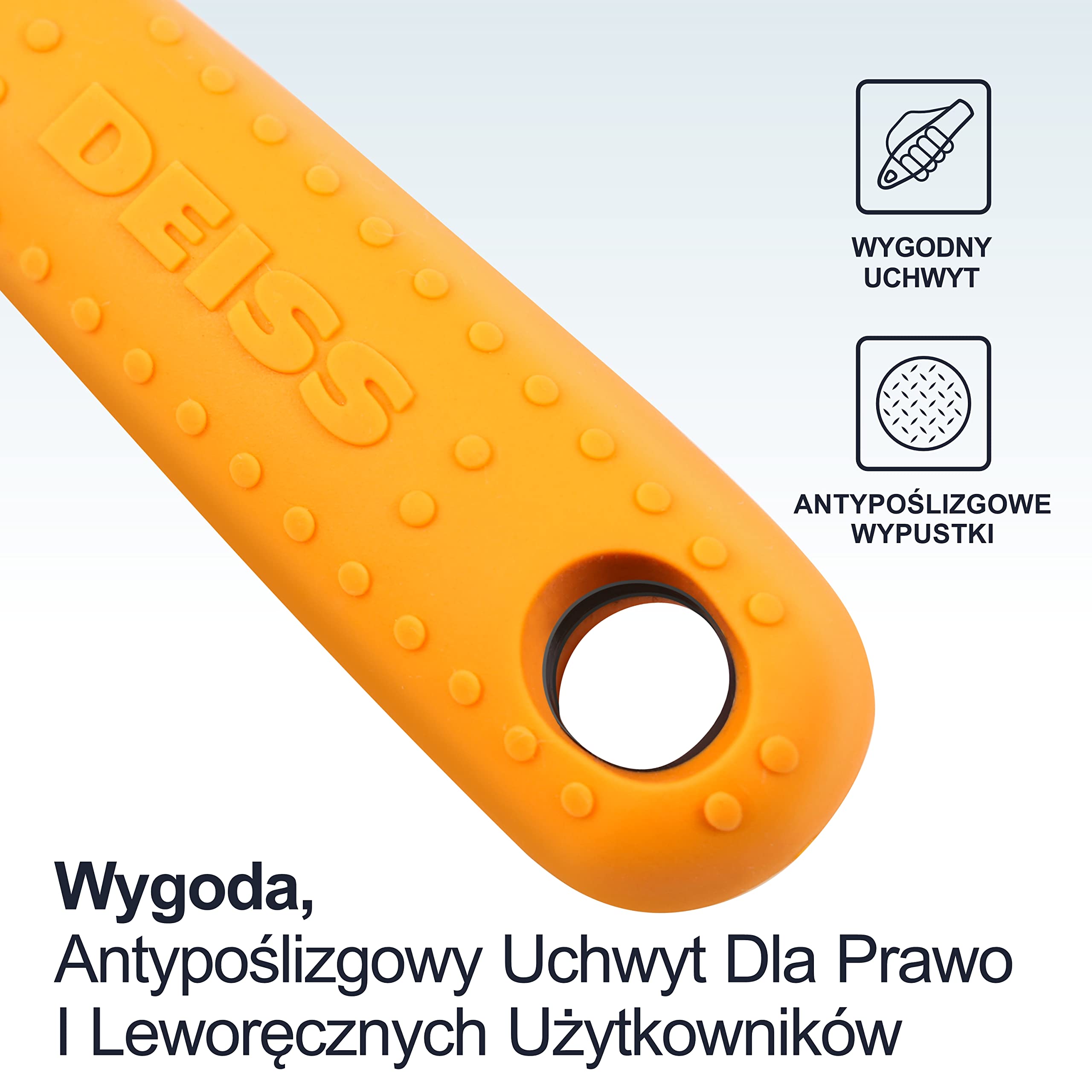 Obrotowa obieraczka do warzyw Deiss PRO, Ostra obieraczka ze stali nierdzewnej z wygodnym antypoślizgowym uchwytem, Kuchenne obieraczki do ziemniaków, owoców, marchwi, jabłek, warzyw, wytrzymałe