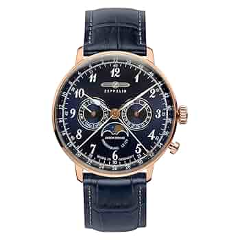 Amazon.co.jp: [ツェッペリン] カジュアルウォッチ LZ129