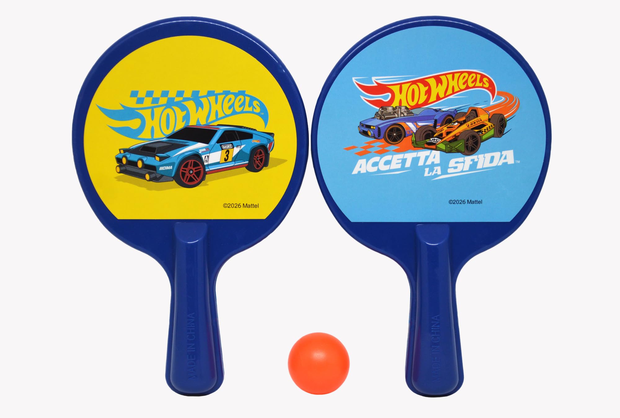 Hot Wheels Uovissimo – Set Regalo di Pasqua con Lanciatore e Veicolo, Giochi Race & Colour, Mini Basket, Racchette e Sticker, Giocattolo per Bambini 3, JTC26