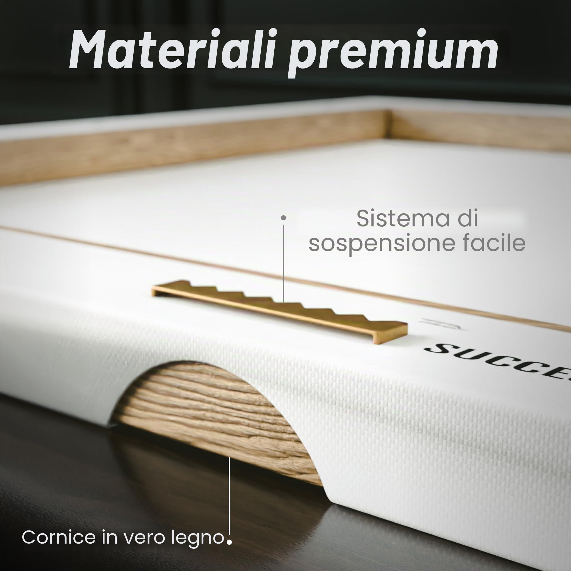 SuccessHunters - Decorazione da parete motivazionale per ufficio, tela artistica per auto, decorazione automobilistica motivazionale per gli amanti delle Porsche Sportscar