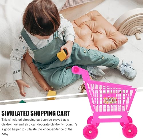 Miniatura 8 de Mini carrito de compras Carrito de supermercado Carrito de compras Carrito de almacenamiento de juguete de simulación Juguetes Soporte de lápiz