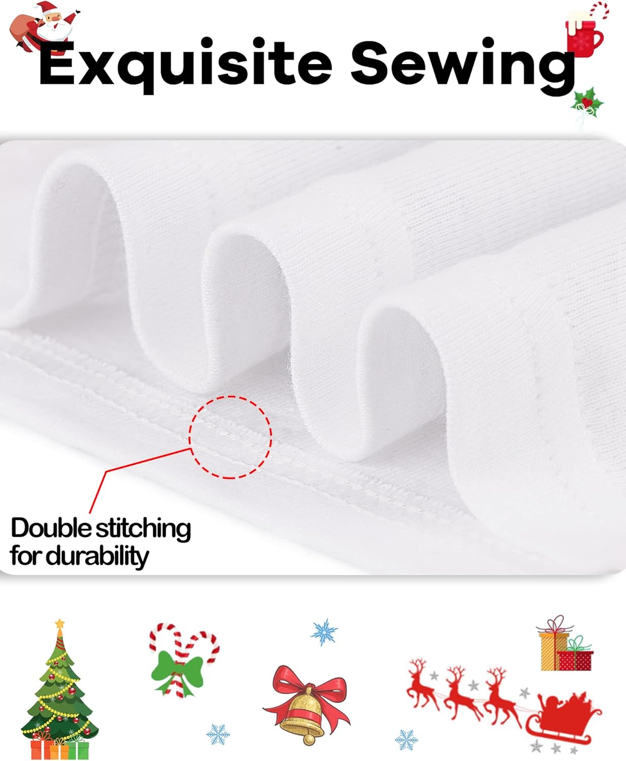 DAUGHTER QUEEN Girls Christmas Pajamas Set 100% Cotton Long Sleeve Pjs Unicorn Pajamas for Girls Pj Kids Xmas Sleepwear Reindeer Sleeping Clothes Deer Jammies Size 10 9 Age 8-10 Years Old - Image 4