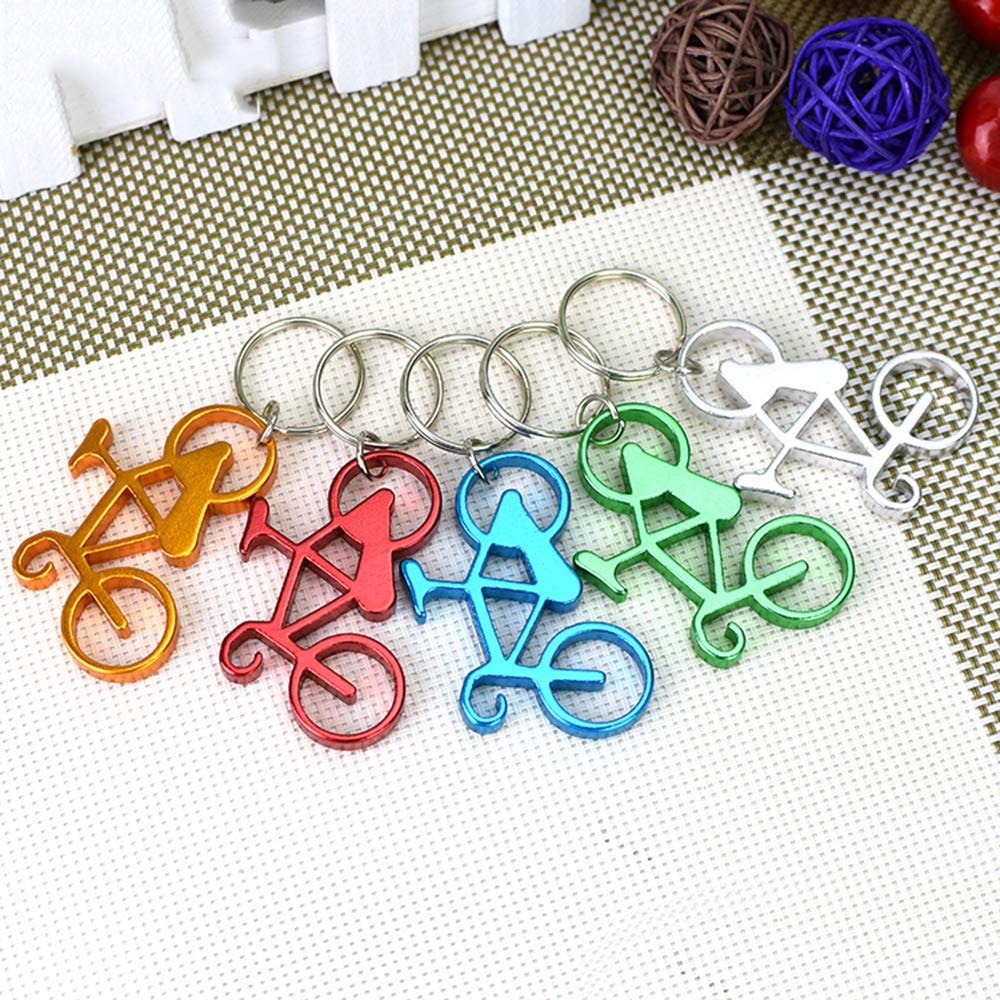 2 Pcs Rvs Mini Platte Bier Flesopener Outdoor Pocket Sleutelhanger Ring Tool Camping