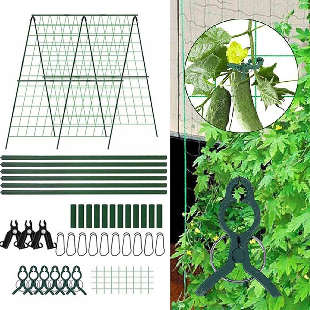 Enrejado Plegable A-Frame 48x48 Pulgadas para Pepinos