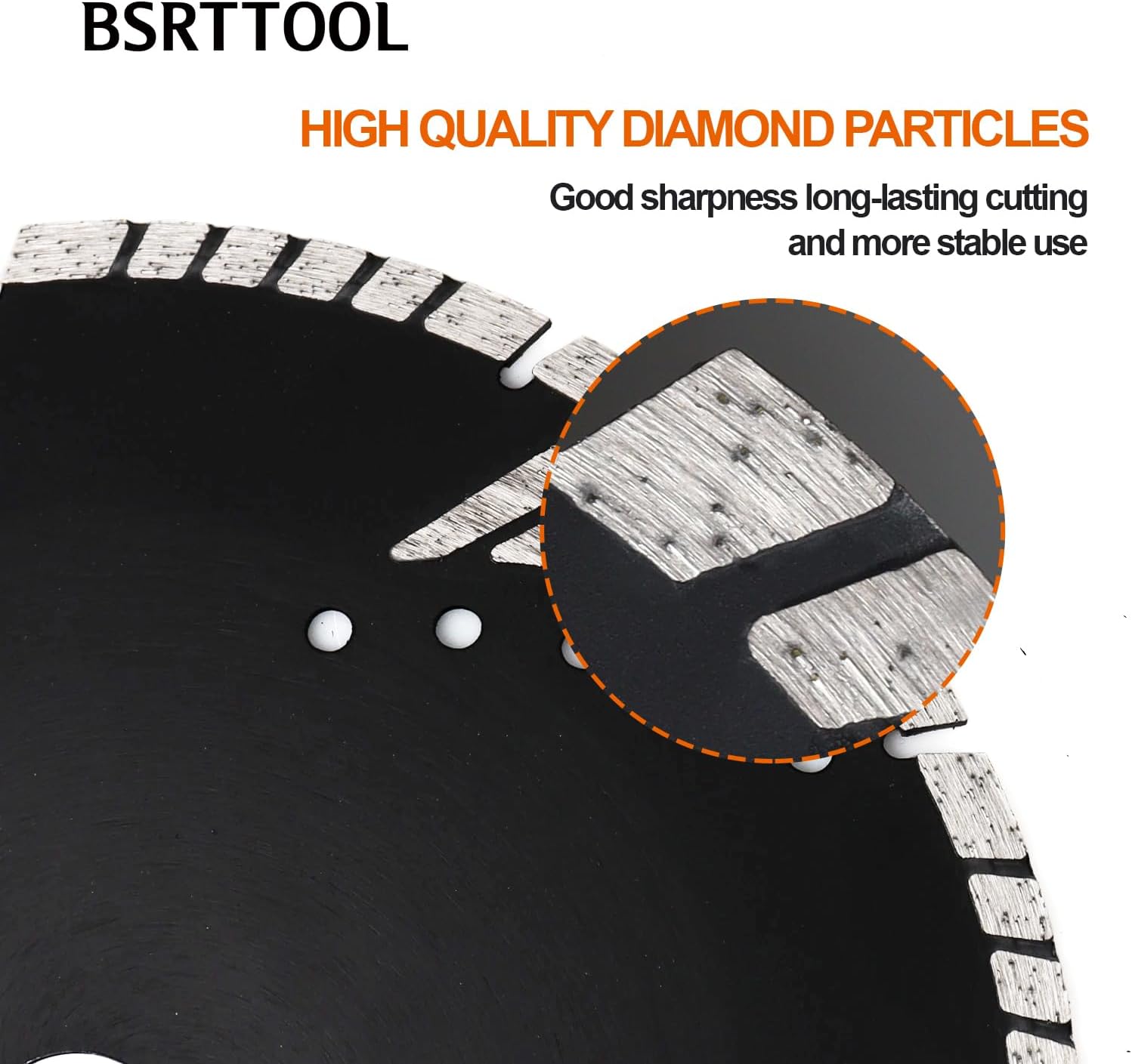 10 Inch Diamond Saw Blade Dry or Wet - Cutting Porcelain Tiles Stone Marble Granite Concrete Ceramics