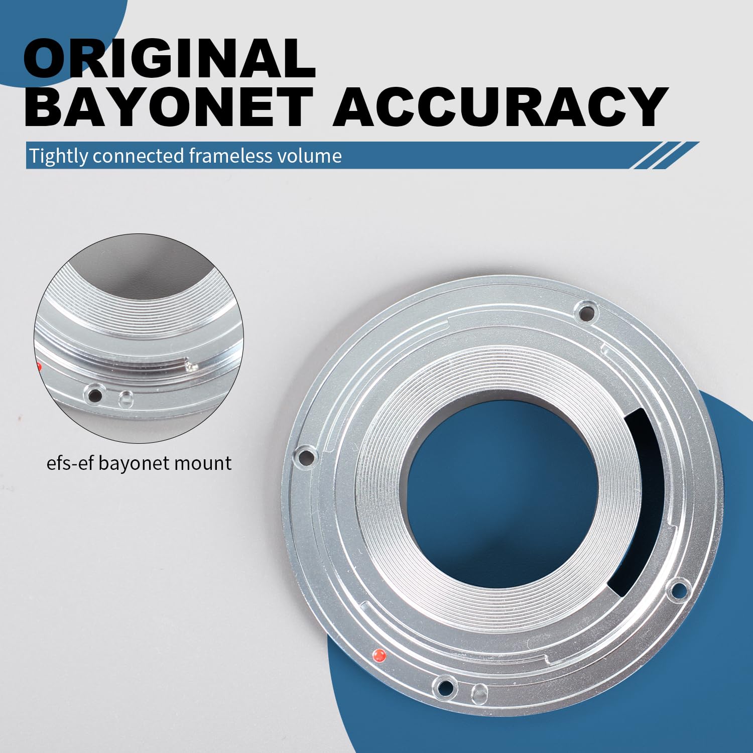 Supporto a baionetta in metallo EF-S a EF, ricambio per convertitore di obiettivi, adattatore, in alluminio, per Canon 10-18 mm, 1: 4,5-5,6 IS, obiettivo digitale per fotocamera reflex