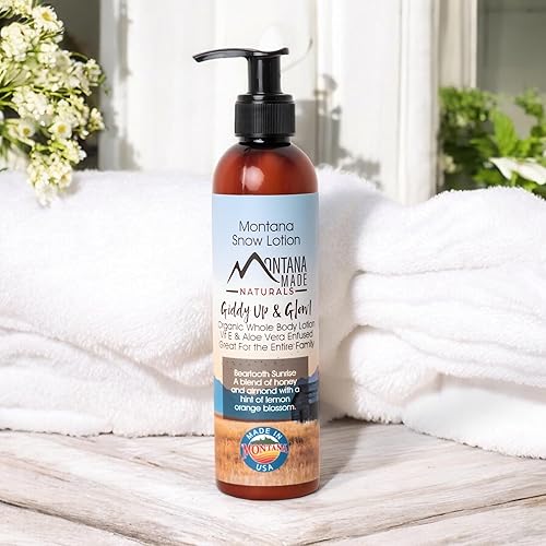 Miniatura 21 de Montana Snow Lotion - Loción hidratante diaria orgánica hidratante para piel seca, loción corporal de karité, loción corporal 100% natural