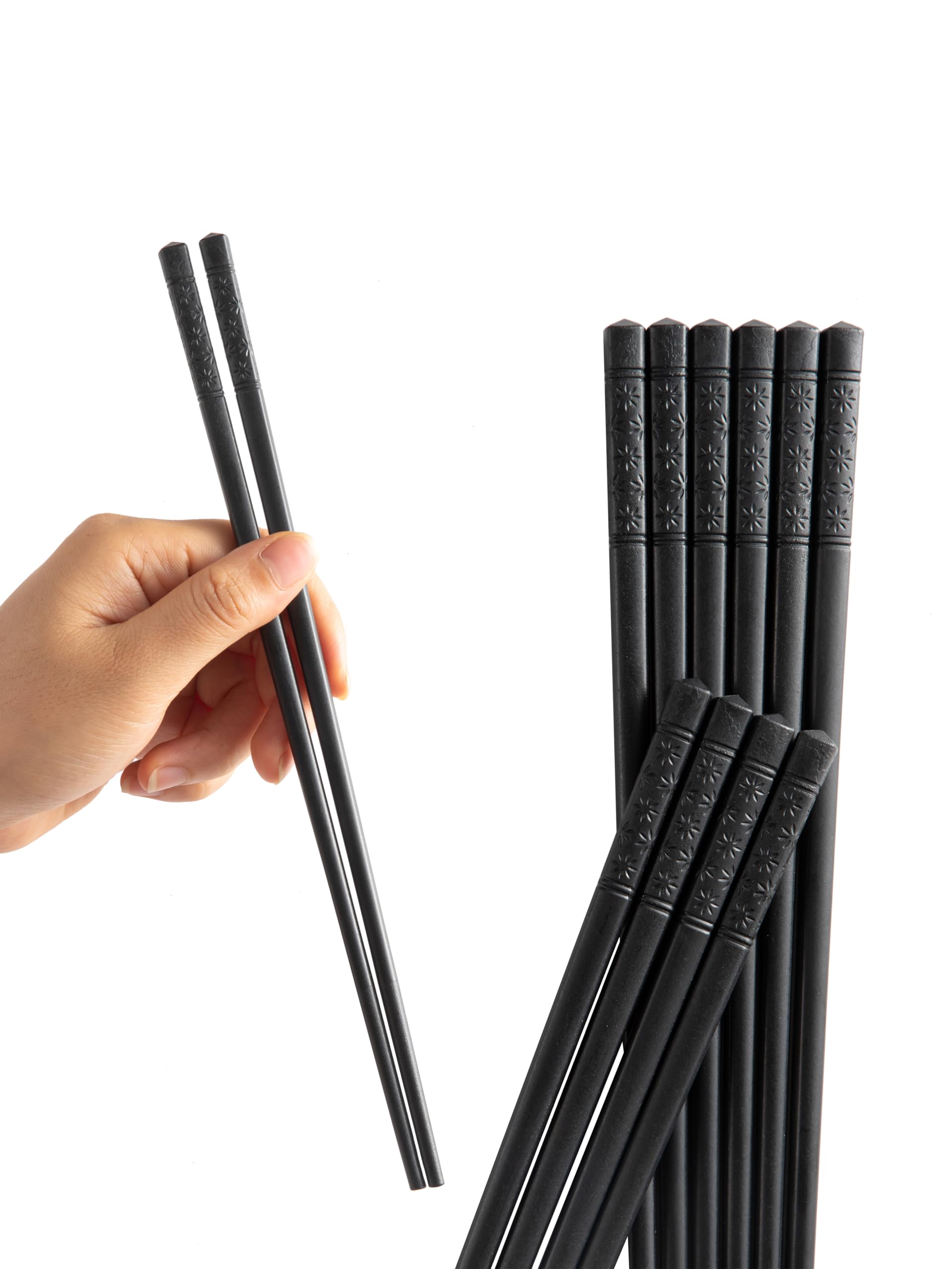 TLDR Review: 10 Pairs Fiberglass Reusable Chopsticks