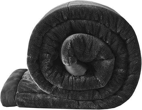 Miniatura 5 de Madison Park HeiQ - Manta acogedora King Cozy Blanket de felpa inteligente con temperatura inteligente a caja inversa de microfibra, reversible,