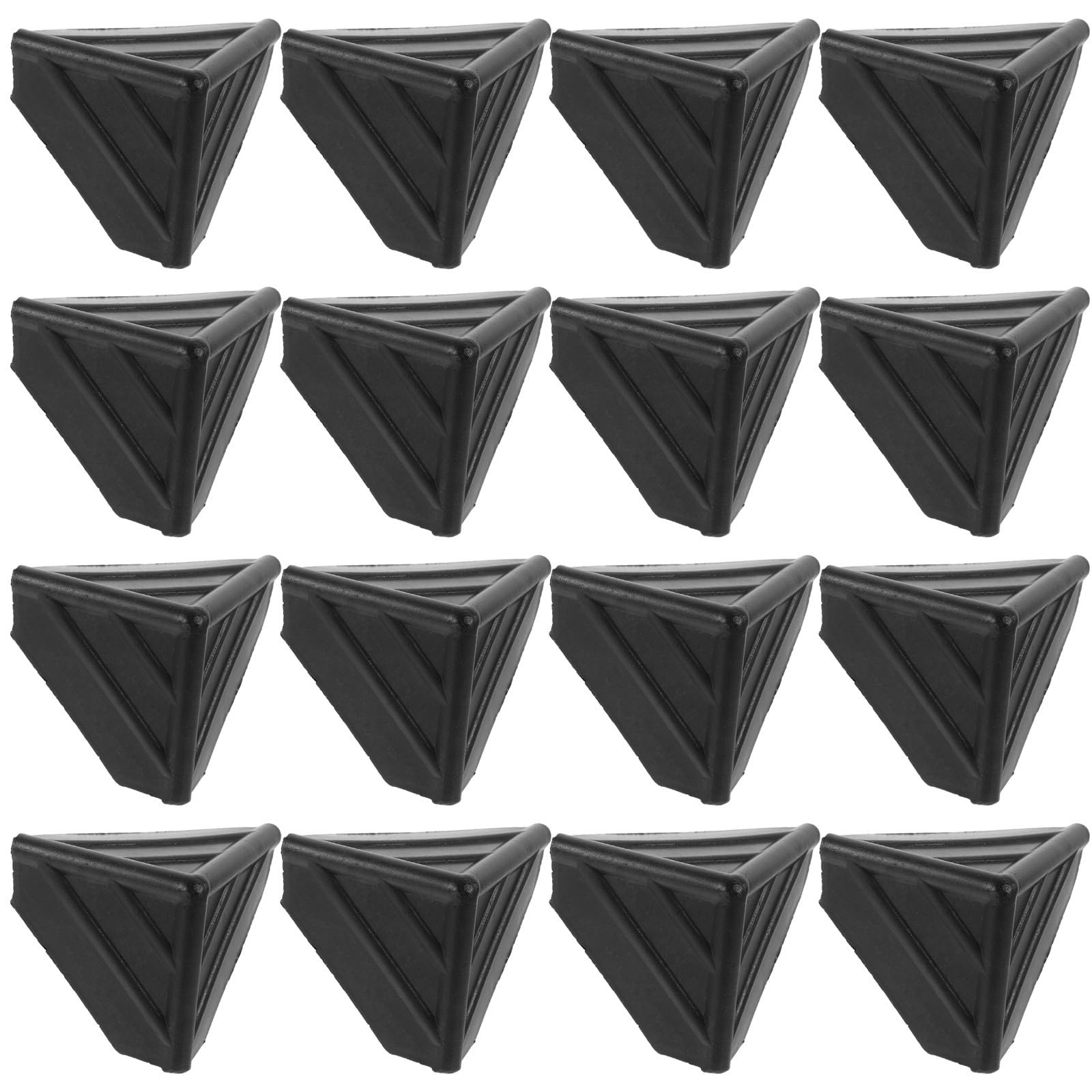 GLEAVI Eckenschutz aus Kunststoff 100 Stück 8X8X1,6cm für Möbel und Kartonverpackungen Stoßdämpfend Geeignet für Versand und Transport
