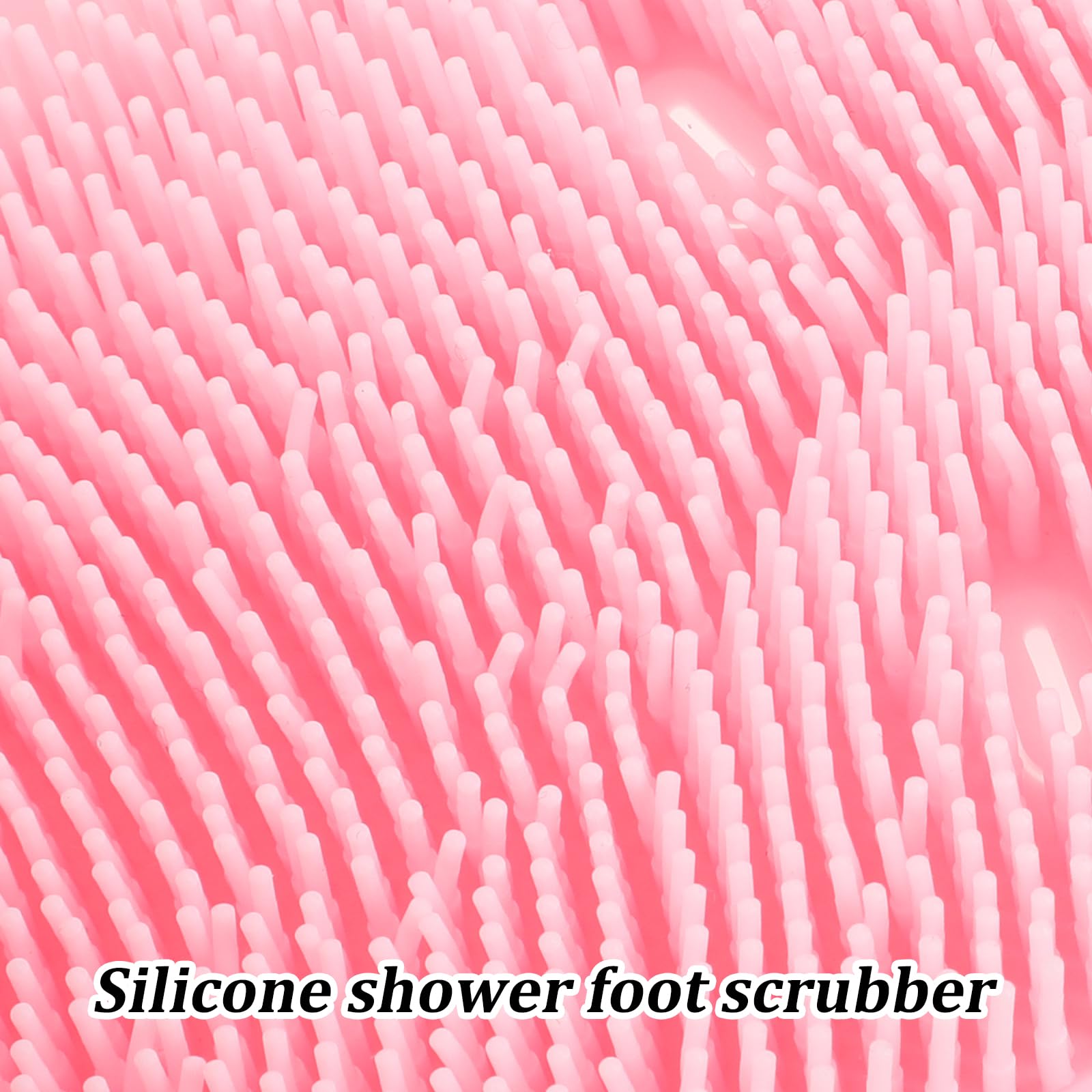 Healvian Spazzola per Piedi da Doccia in Silicone Morbido Antiscivolo con Setole Massaggianti Scrub per Piedi Esfoliante per Bagno Spa e Viaggi Set da 2 Pantofole per Pulizia e Massaggio