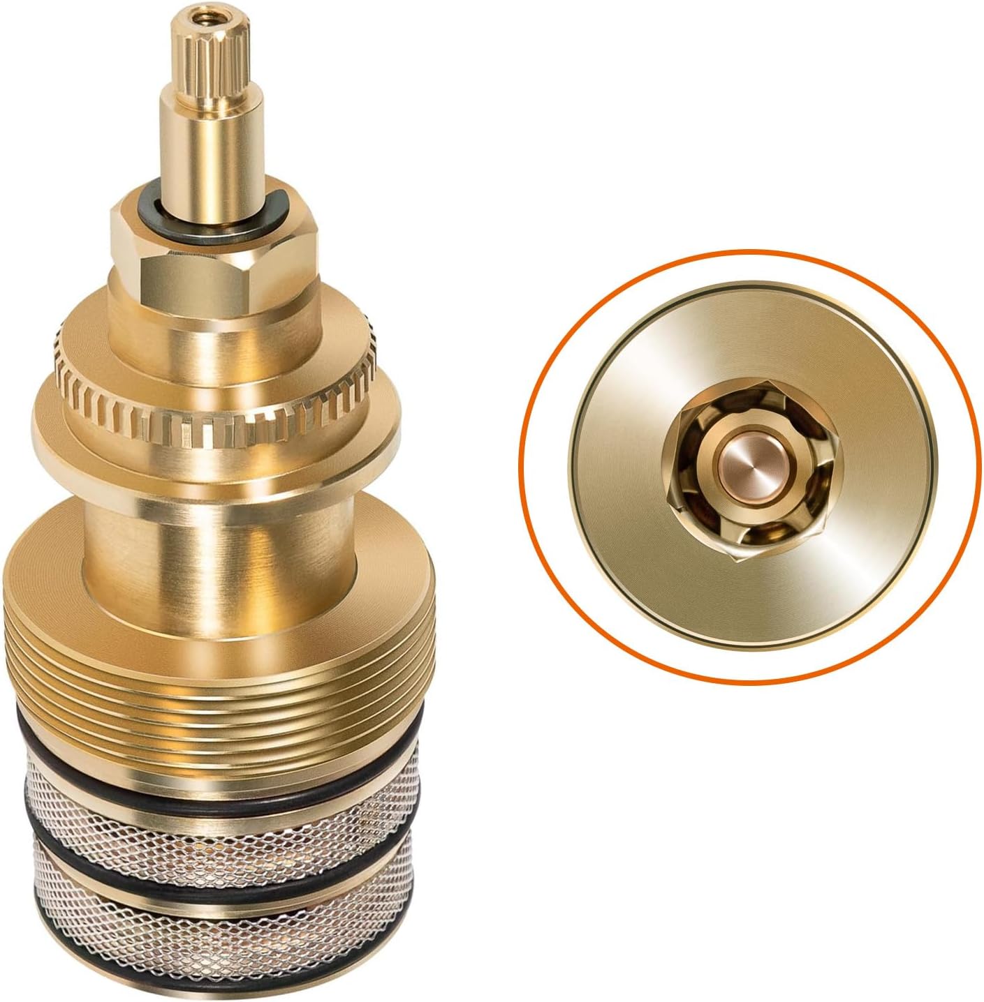YMT 78913 Thermostatic Water Valve, 3/4’’ Valve High Flow Rate Cartridge Fits for Kohler K400/K401