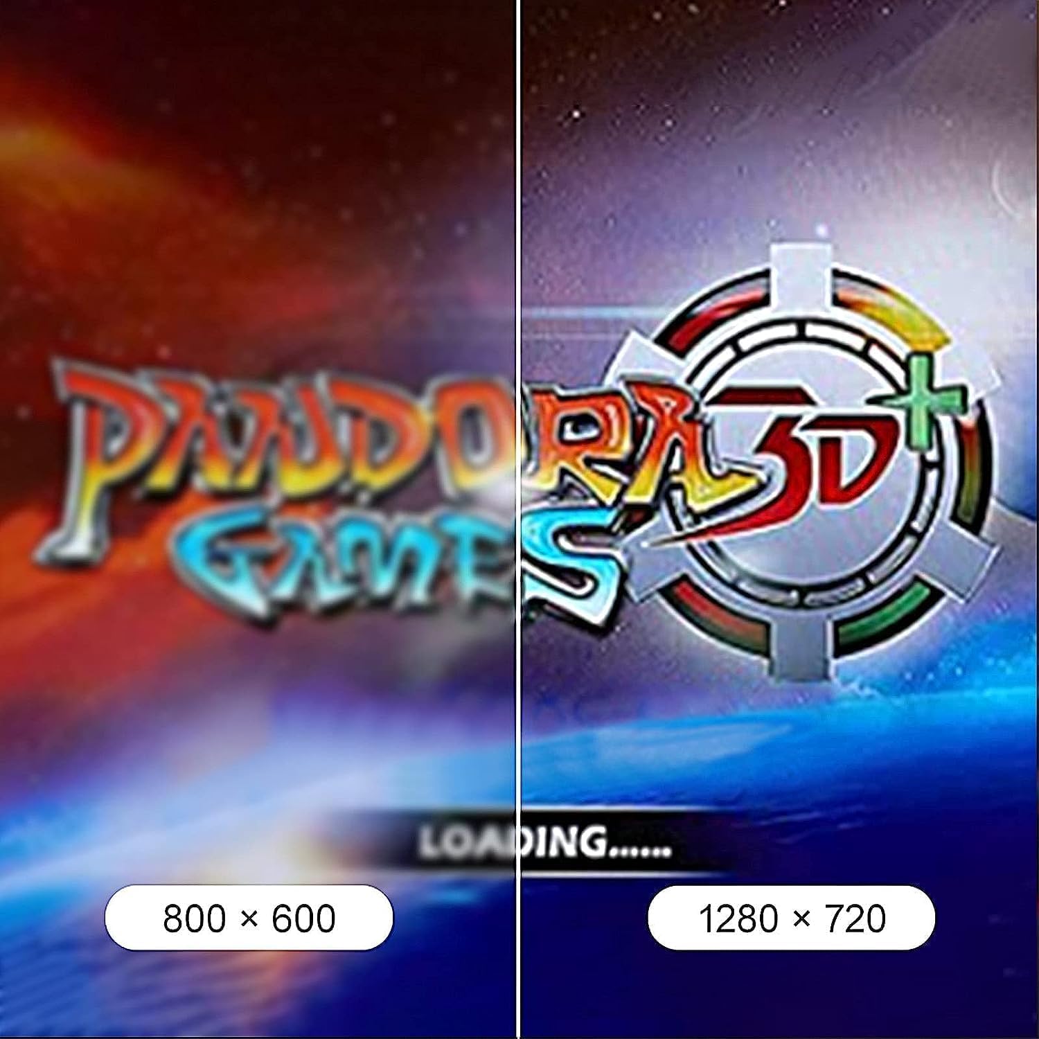 3D 28.900 Giochi Arcade Game Console. Arcade Retro, Ricreativa Arcade Macchina Giochi Retro,Include 2D e 3D Gioco