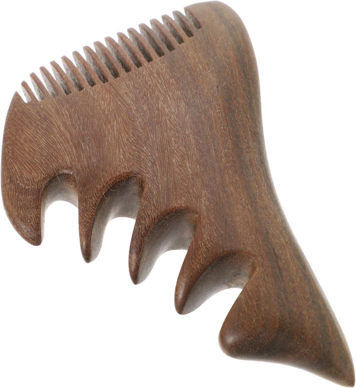 DFrywdgSEY Sandalwood Wooden Comb Ebony Massage Comb Hair Massager Styling Comb Massage Tool(Grün)
