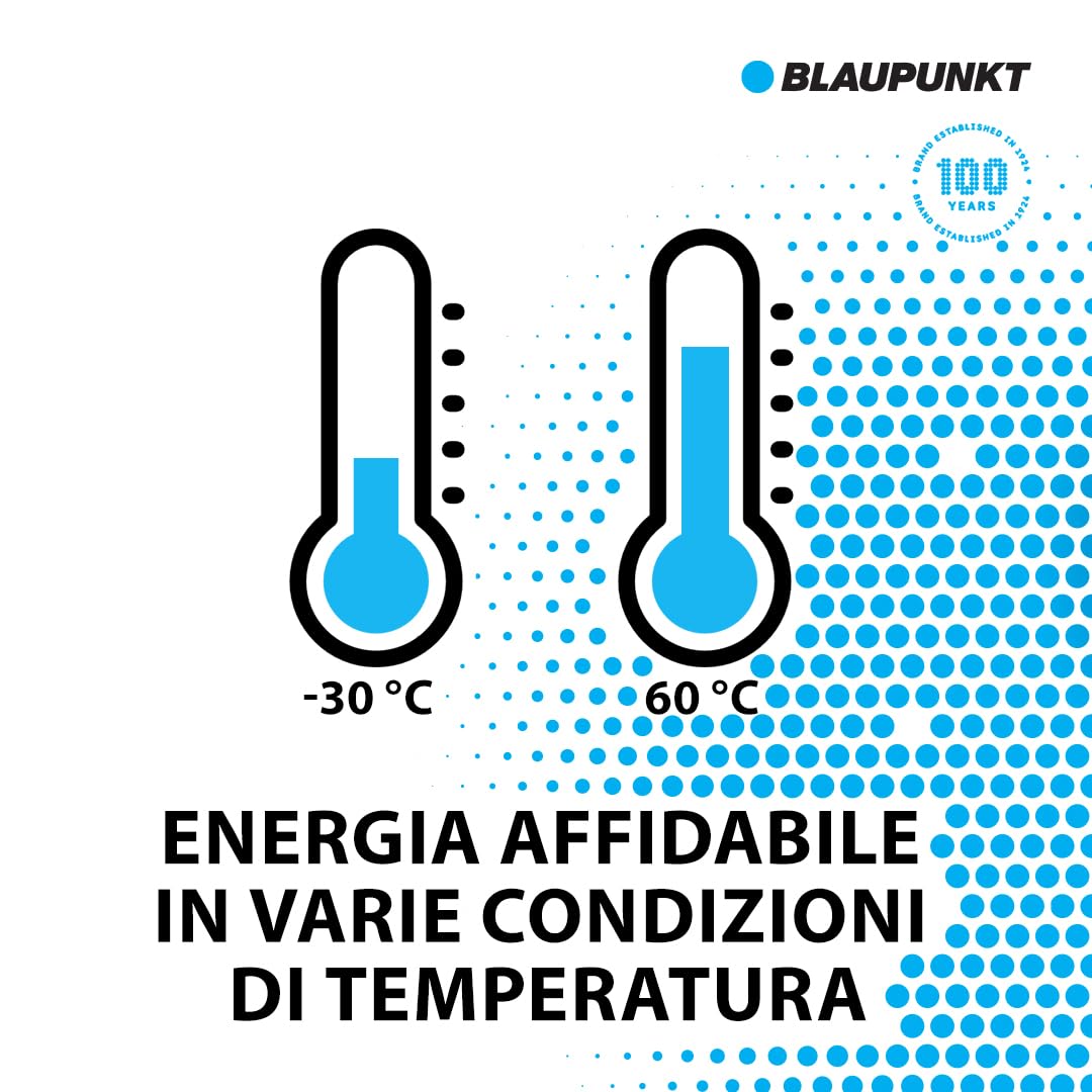 BLAUPUNKT CR2032 Batterie al Litio a Bottone, Confezione da 4, per l'Orologio da Polso, la Chiave della Porta del Garage o la Chiave Wireless, CR2032BL/4BP