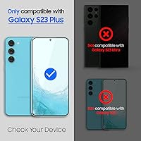 Vista 2 de Whitestone DOME EZ [Fácil instalación] Protector de pantalla de vidrio templado para Galaxy S23 Plus con herramienta de fácil instalación