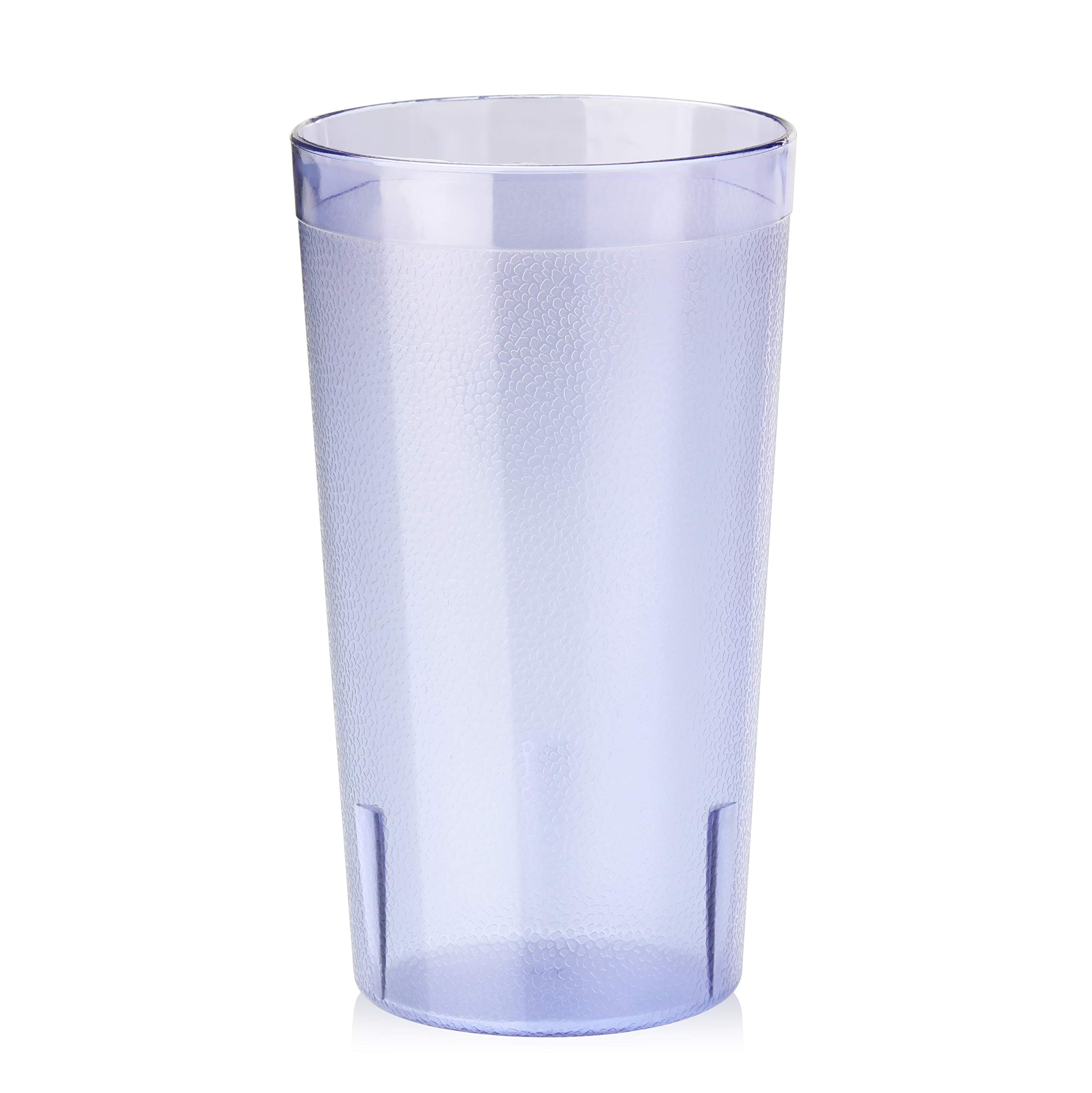 New Star Foodservice 46281 Szklanki do napojów, jakość restauracyjna, plastik, 355 ml, niebieski, zestaw 12 sztuk