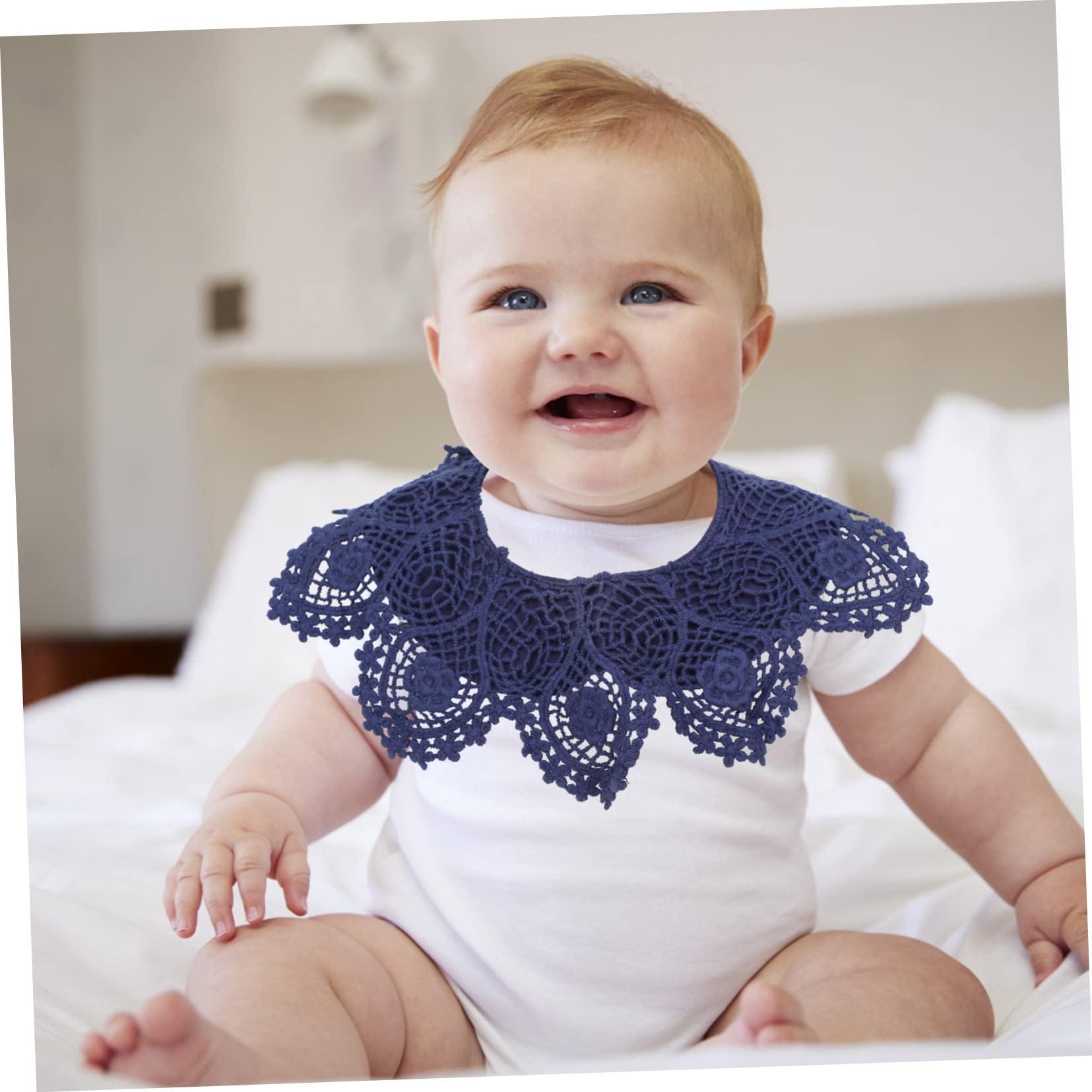 3 Baberos Bandana de Algodón para Ñiño Niña, Absorbentes y Transpirables