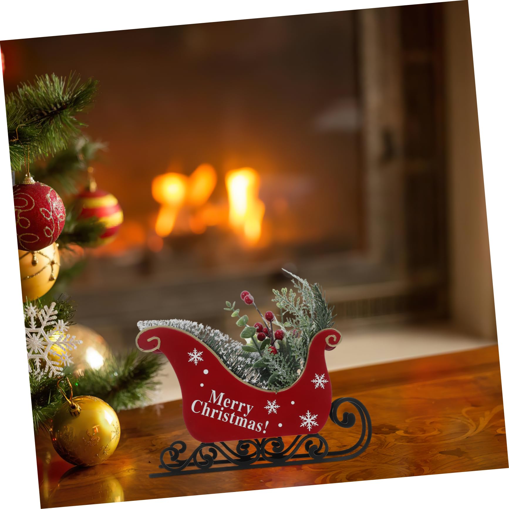 SEWACC Adorno De Mesa Navideño De Decoración De Navidad para Oficina Casa y Fiestas Elementos Festivos para Crear Navideño