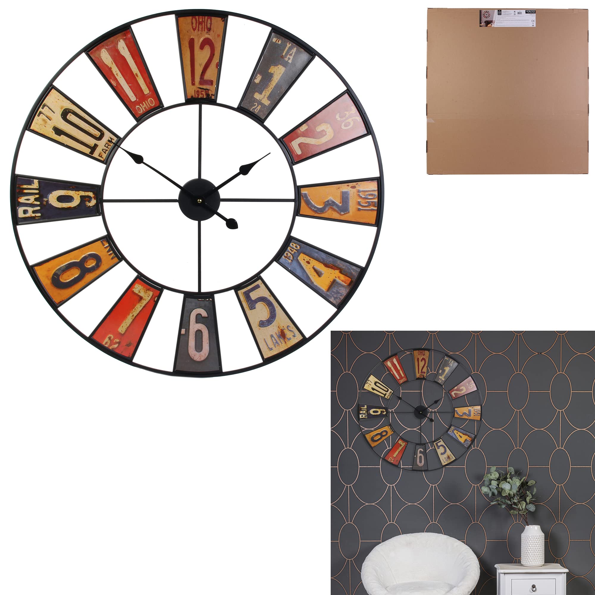 RELOJ PARED D.80 CM