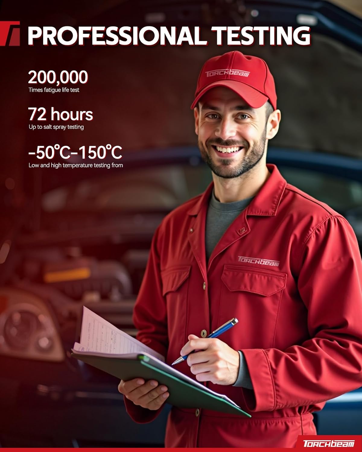 Torchbeam Heavy Duty Shock Absorber Strut for Toyota Sienna 1998-2003, Rear Left Right, OEM Replacement, Enhanced Damping Performance, Direct Bolt On Fit 37243 * 2