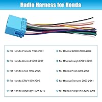 Vista 2 de Adaptador de Arnés de Cable de Radio de Coche de Reemplazo para Arnés de Cableado de Estéreo Selecto de Honda y Acura