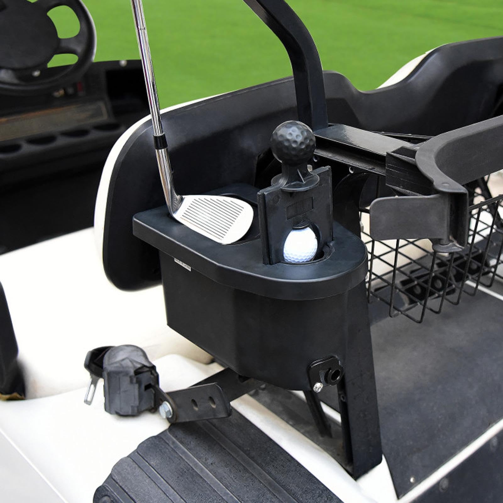 Limpiador de Pelotas de Golf para Carrito, Preperforado, para Montaje en Carrito, Uso Doméstico.