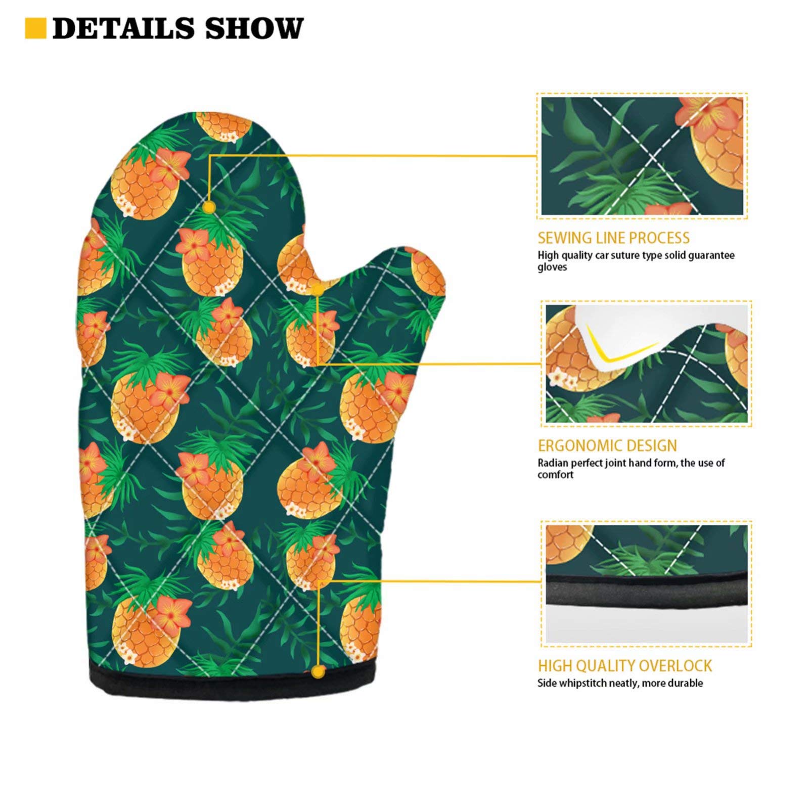 Lot De 4 Maniques Résistantes à La Chaleur, Lavables, Pour La Cuisson Au Barbecue Et Au Micro Ondes 17 X 17 Cm 91949357