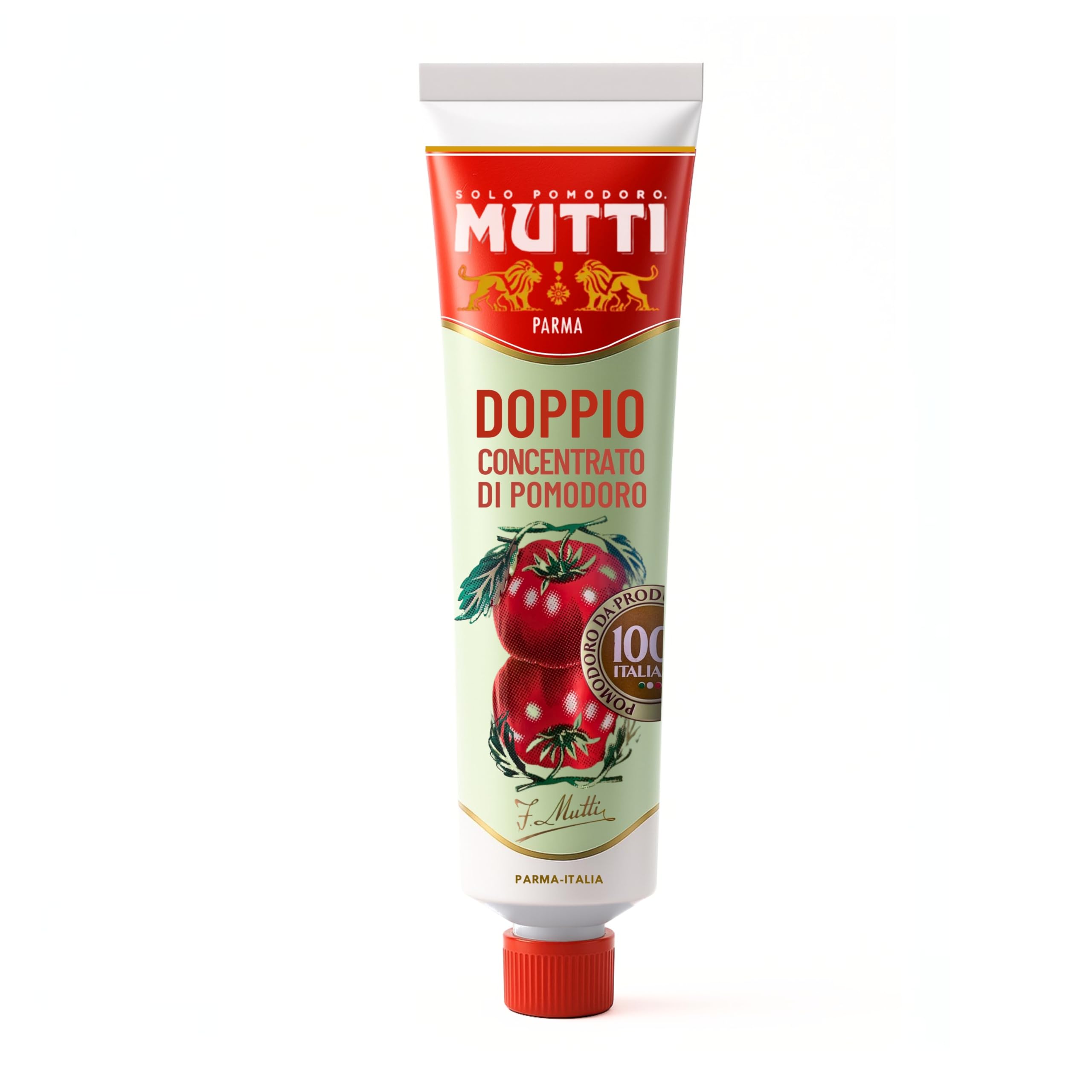 Mutti 130g - Doble Concentrado de Tomate - Importado de Italia (Pack de 4)