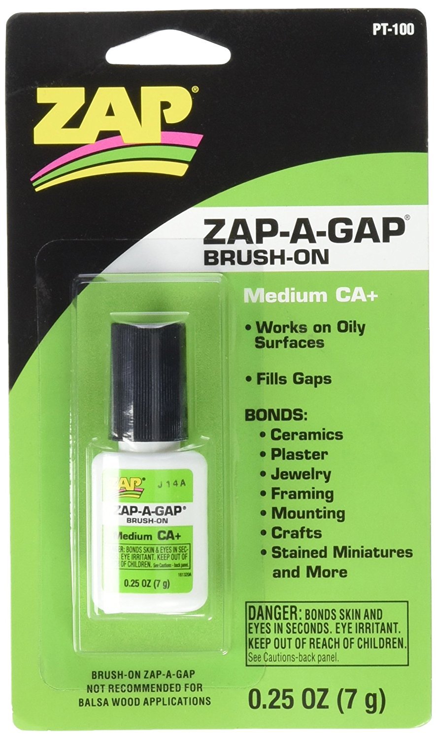 ZAP-A-GAP CA+ BRUSH-ON -- 1/4OZ 7.4ML