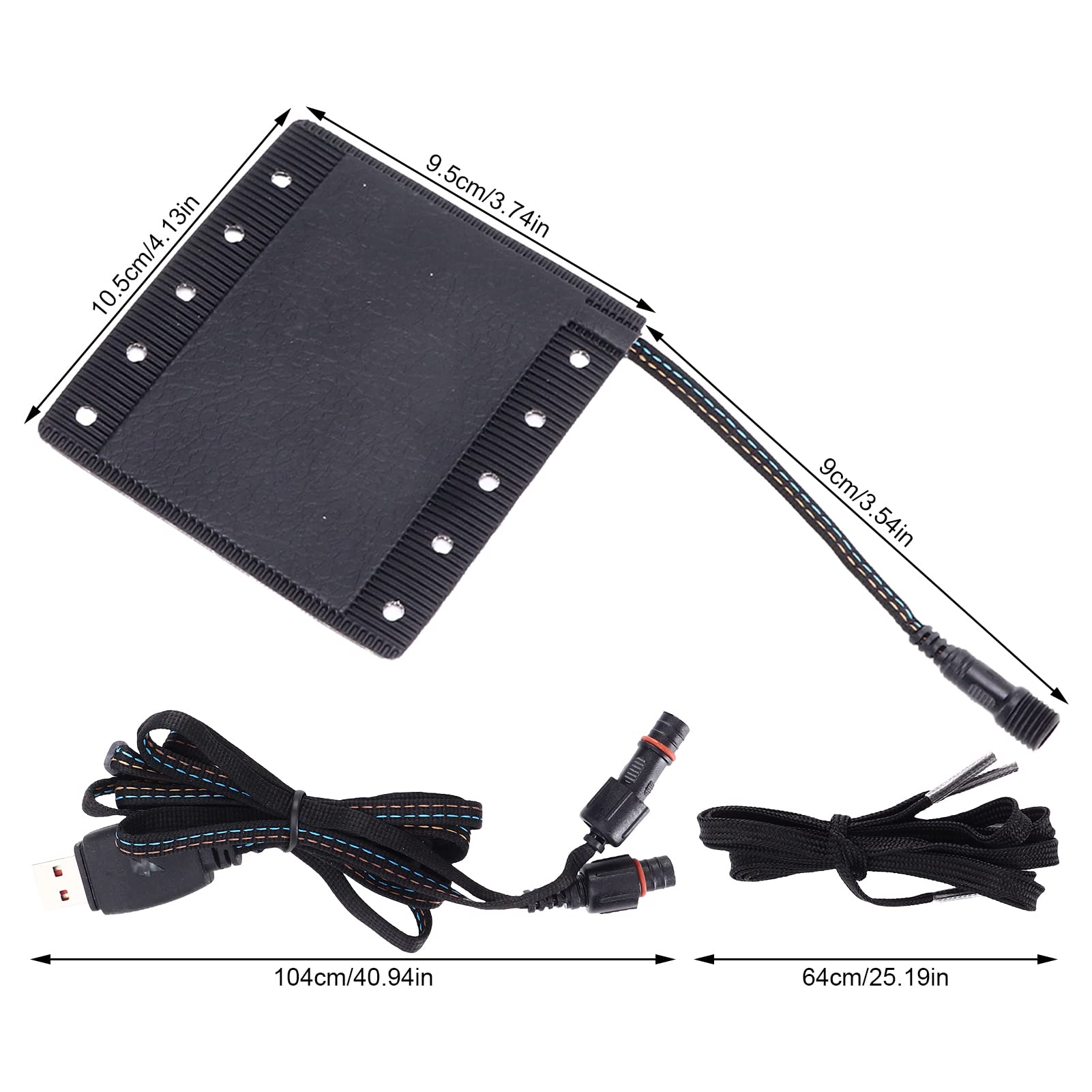 Manopole riscaldate per moto Scaldamani invernali Smart Switch a tre velocità IP67 Impermeabile antiscivolo Ricarica USB per la guida con tempo freddo