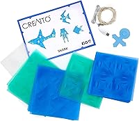 Vista 24 de Creatto Sunshine Sabertooth & Ferocious Friends Light-Up 3D Puzzle Kit Includes Creatto Puzzle Pieces to Make Illuminated Craft Creations, Tiger