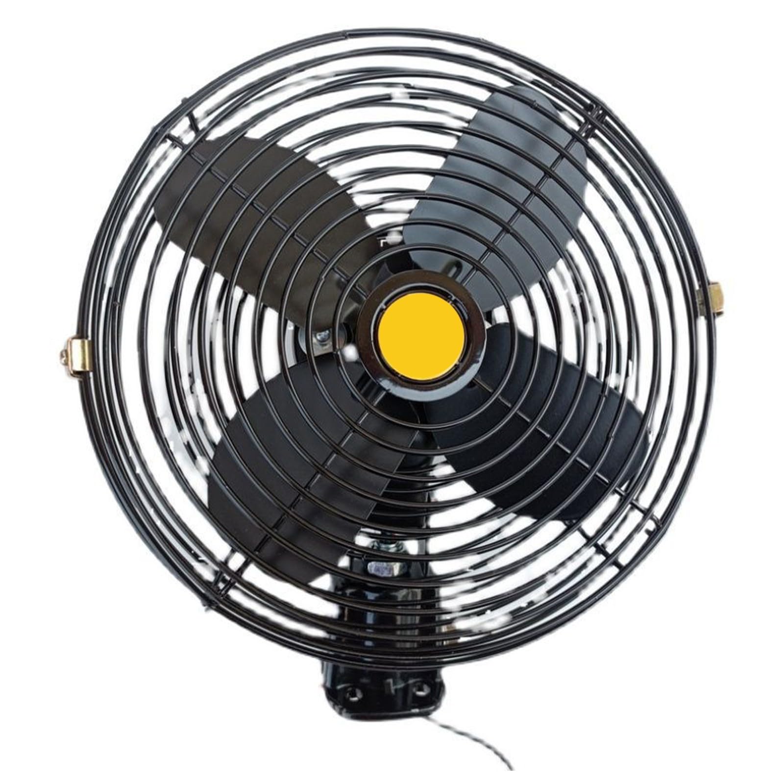 TAZIZI Power Consumption Vehicle Fan with 2 Speeds Metal Cooling Fan for Car Trucks and Sedans Quiet Car