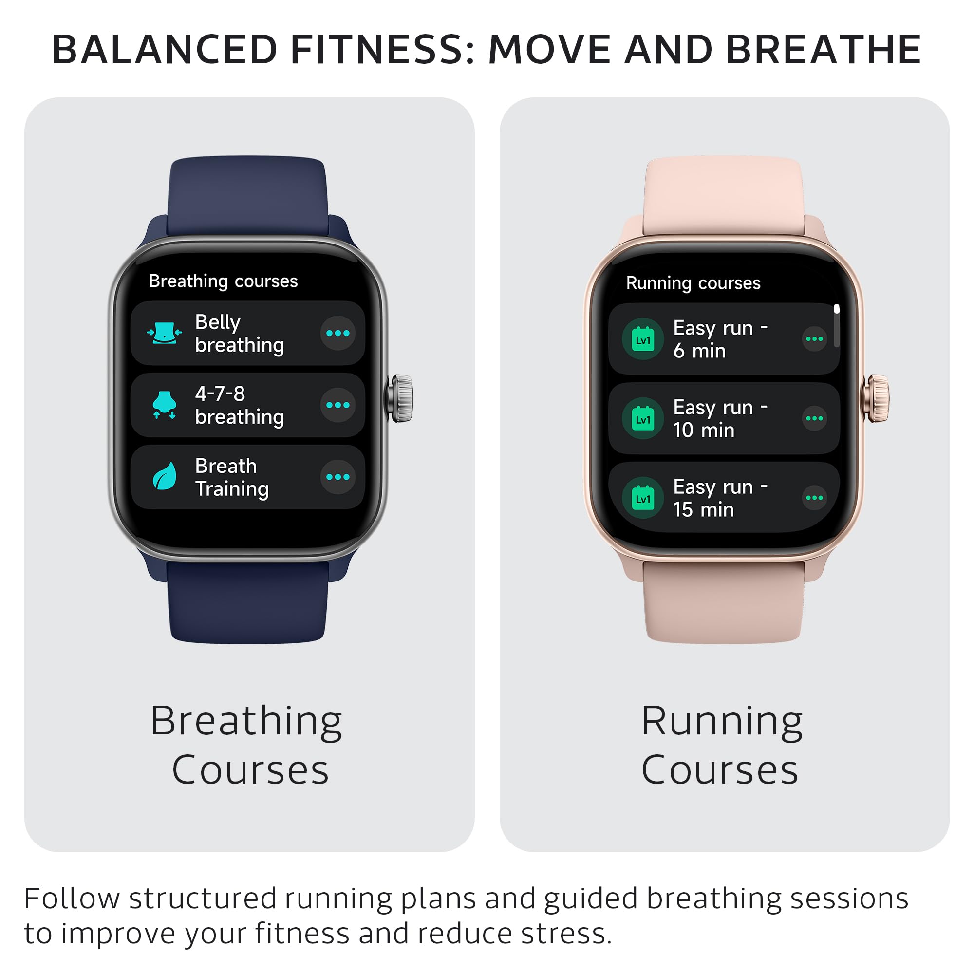 OCTANDRA Orologio intelligente Pulse 2 VeryFit per uomo e donna, Alexa con schermo AMOLED integrato da 1,8 pollici IP68, fitness tracker, energia corporea, frequenza cardiaca, saturazione di ossigeno,
