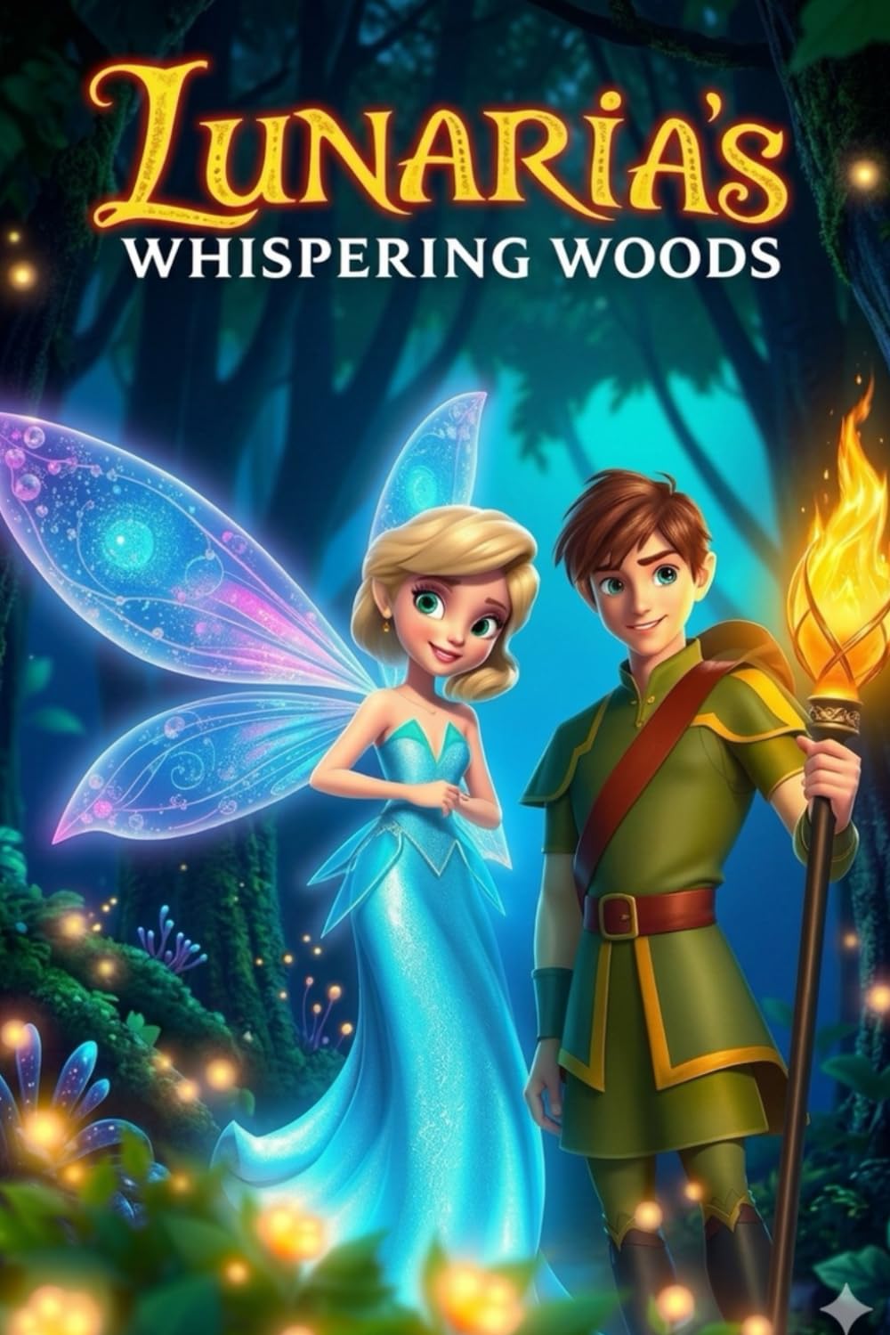 Lunaria’s Whispering Woods: 5 Magical Tales of a Brave Fairy Finding Her Light and Saving the Frozen Garden