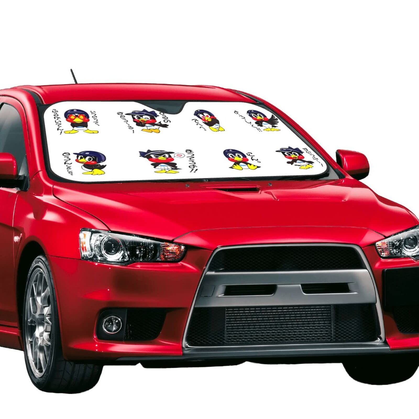 Amazon | 東京ヤクルトスワローズつば 九郎 サンシェード 車 フロント