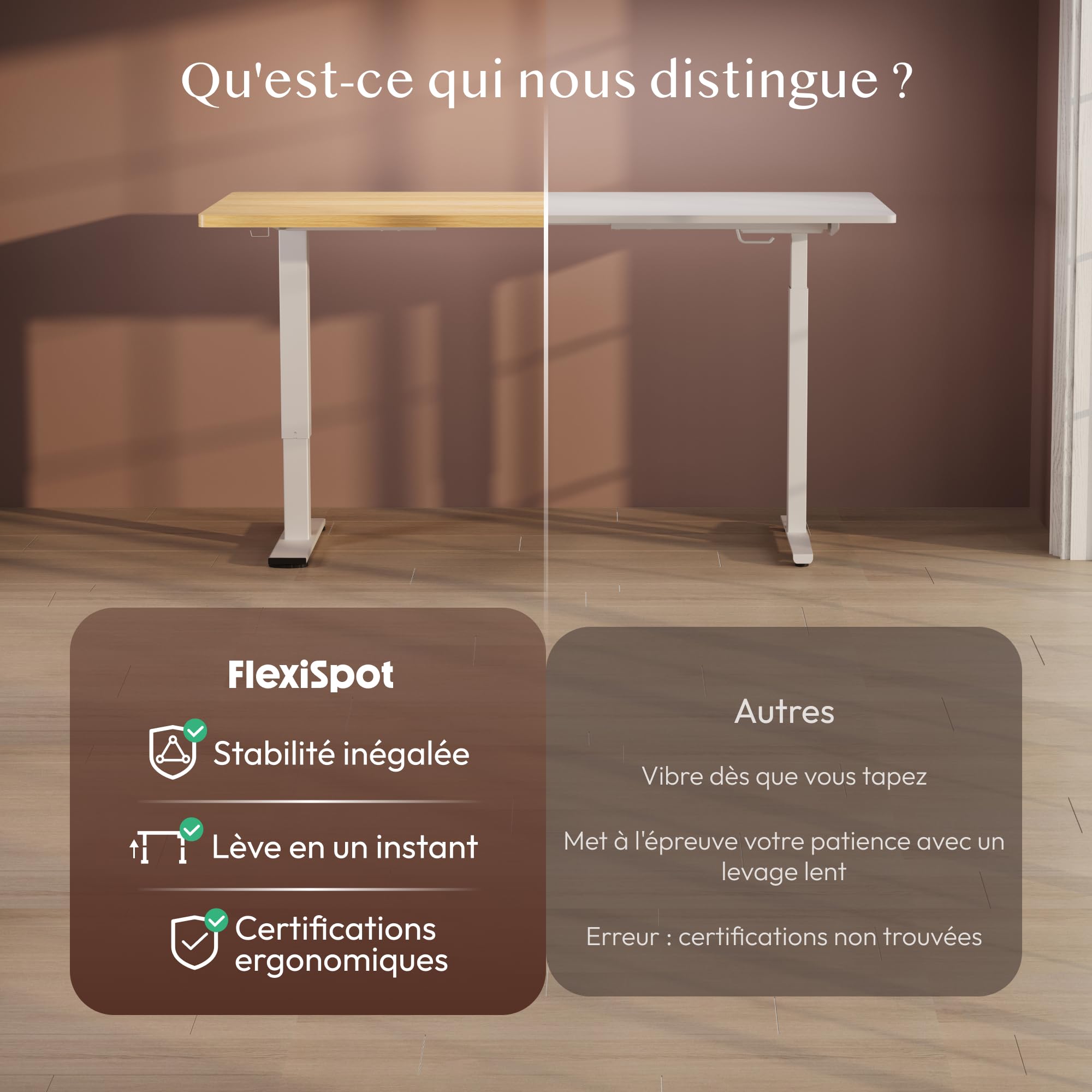 FLEXISPOT Bureau Assis Debout Électrique 160x60cm, Bureau Réglable Électrique en Hauteur avec Plateau Érable, Table d'ordinateur avec Crochet, Fonction Mémoire, pour Bureau, Télétravail