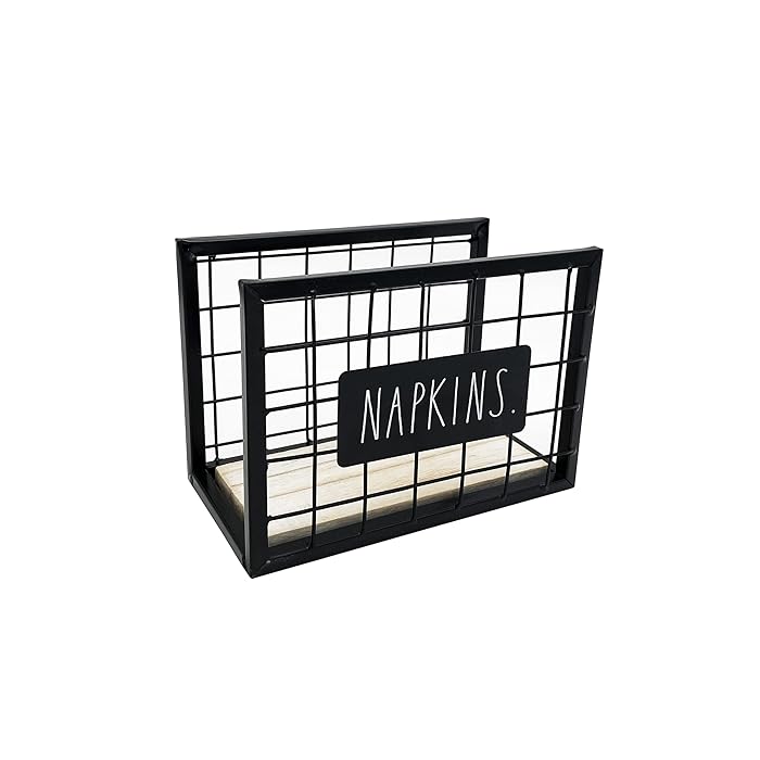 Buy Rae Dunn Rustic Napkin Holder Farmhouse Napkin Holder with