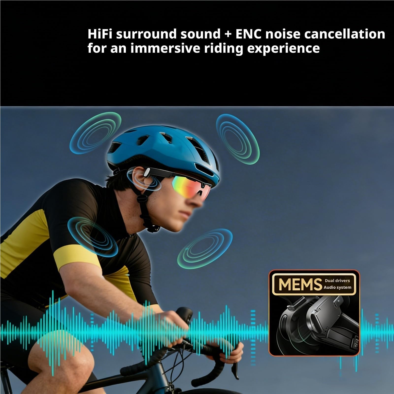 Mothdust Occhiali Sole Baseball Con Telecamera Assistente AI Controllo Vocale Traduzione Per Ciclismo Guida