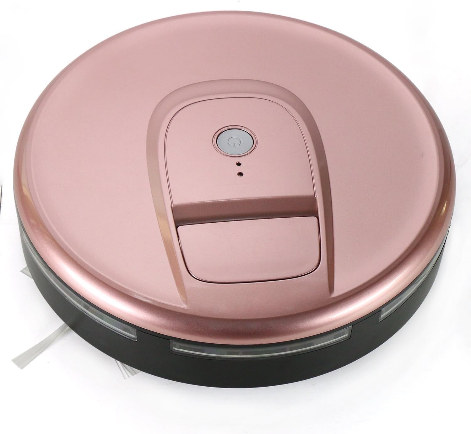 EVERTOP Robot Vacuum, High Suction Self-Docking Rechargeable Robotic Vacuum Cleaner with Drop-Sensing Technology Fur and Allergens, Designed for Hard Floor and Thin Carpet (D - Rose Gold)