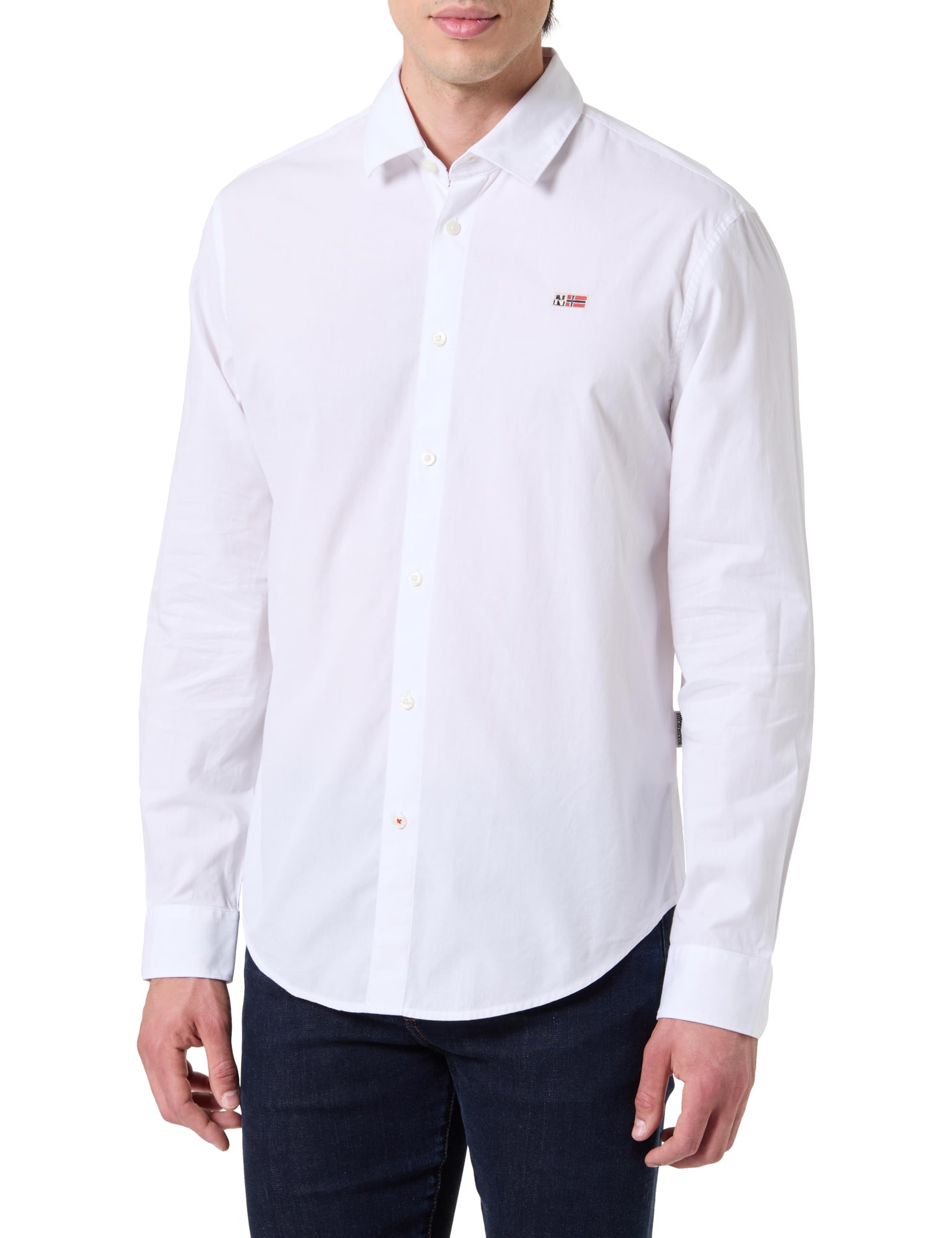 NAPAPIJRI Camicia a Maniche Lunghe Gisee