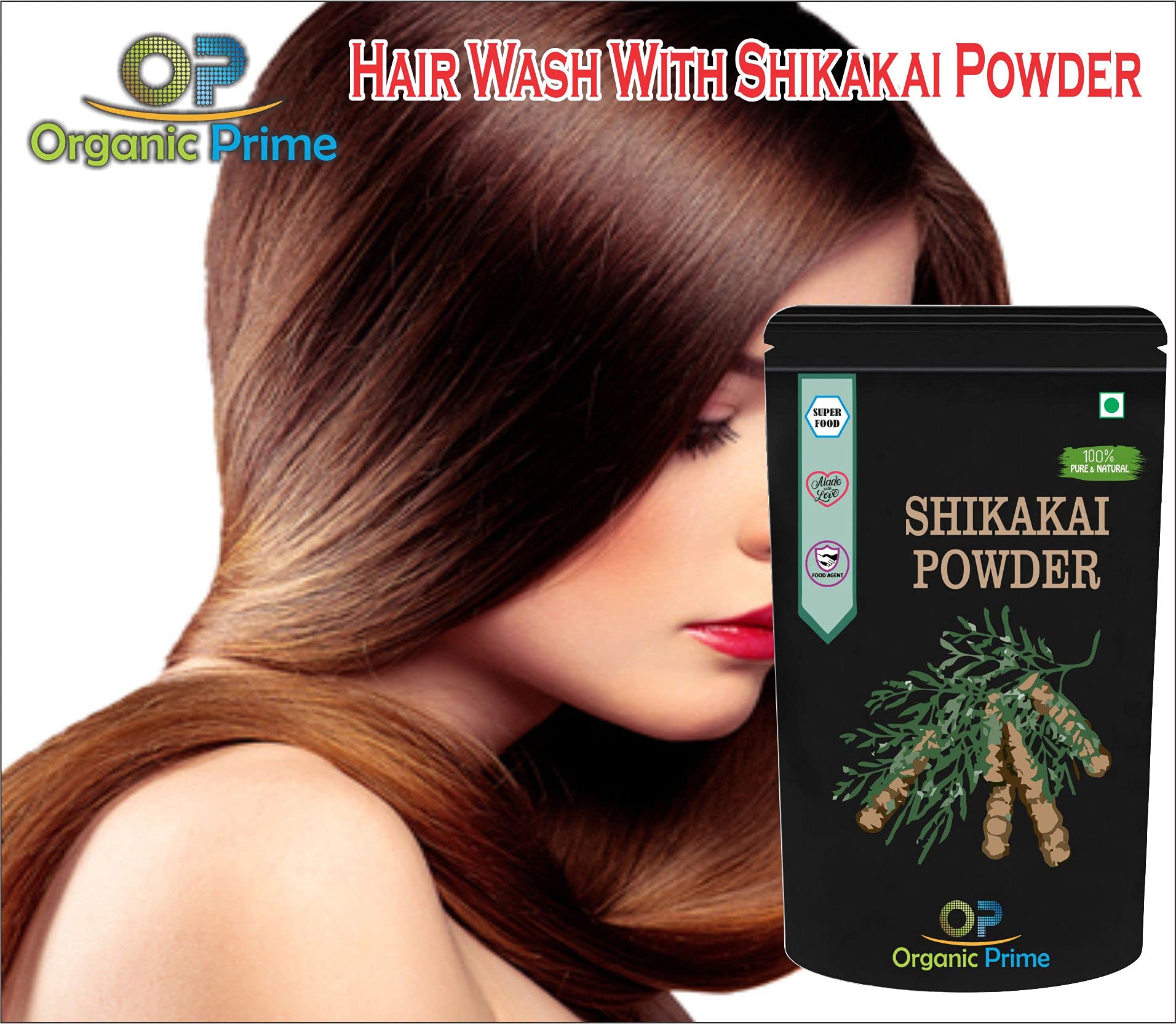 Organic Prime Pack of 7 Brahmi Powder, Neem Powder, Amla Reetha , Shikakai , Bhringraj ,Hibisc ( 200 GM Each ) - 1400 GM By Organic 4