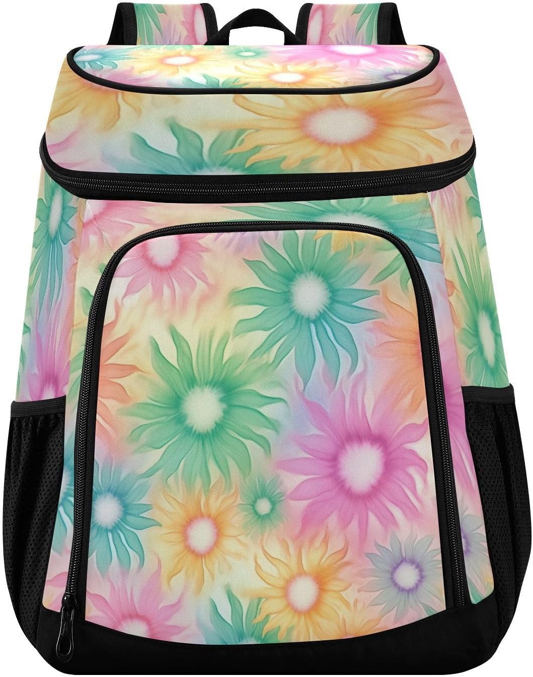 Colorful Magritte Cooler Backpack 36 Cans Leakproof Waterproof Backpack Cooler Bag Beach Accessories for Women and Men Travel Camping Fishing Backpack