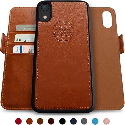 dreem Fibonacci 2-in-1 Wallet-Case for iPhone Magnetic Detachable Shock-Proof TPU Slim-Case Wireless Charge RFID Protection 2-Way Stand Luxury Vegan Leather Gift-Box Caramel dreem Fibonacci 2-in-1 Wallet-Case for iPhone Magnetic Detachable Shock-Proof TPU Slim-Case Wireless Charge RFID Protection 2-Way Stand Luxury Vegan Leather Gift-Box Caramel