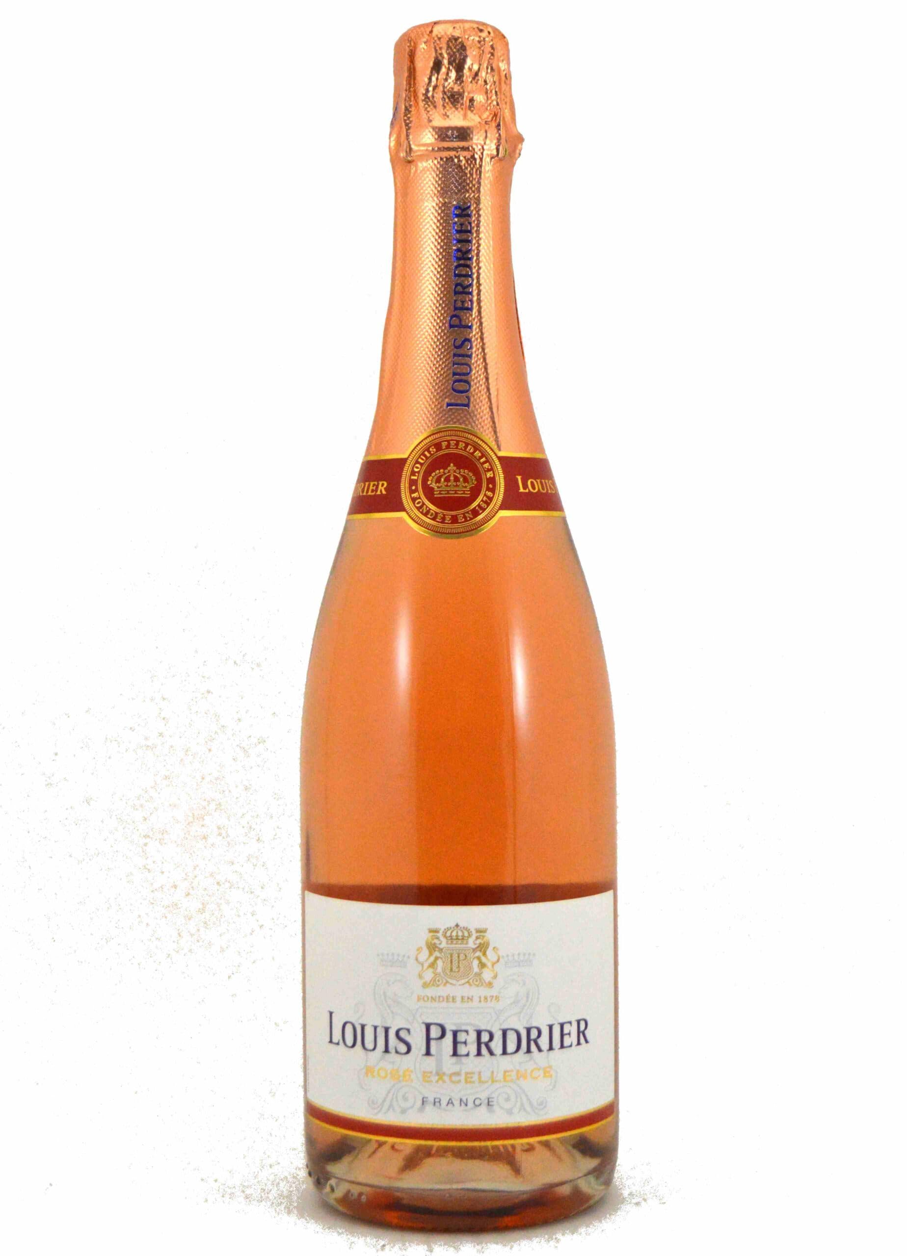 Louis Perdrier Excellence Rose - Vino espumoso rosado - (Caja de 6 Botellas de 75 cl)
