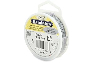 Beadalon 19 Strand Stainless Steel Bead Stringing Wire for Jewelry Making
